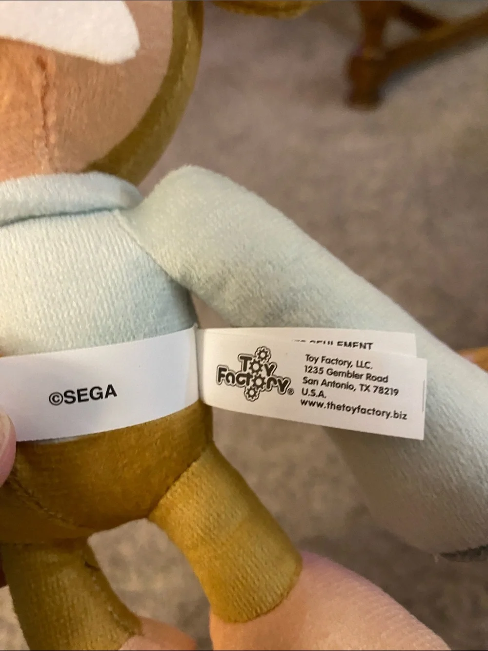 Sega Toy Factory Super Monkey Ball Doctor Plush Stuffed Animal Toy.